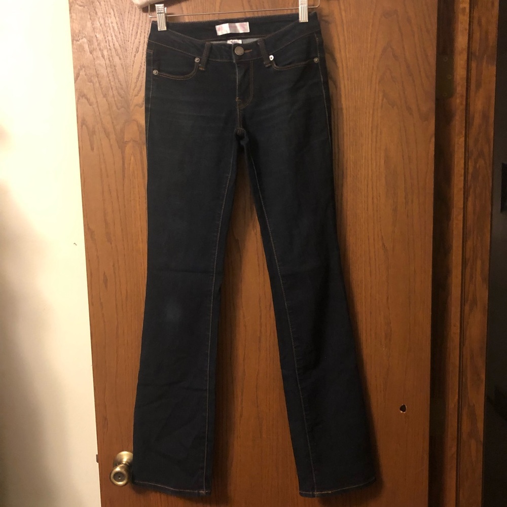 No Boundaries Size 1 Dark Blue Jeans Women's Juniors Denim Classic Slim